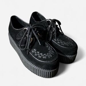 Nasty Gal Black Platform Creepers